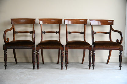 8 Antique Mahogany Dining Chairs