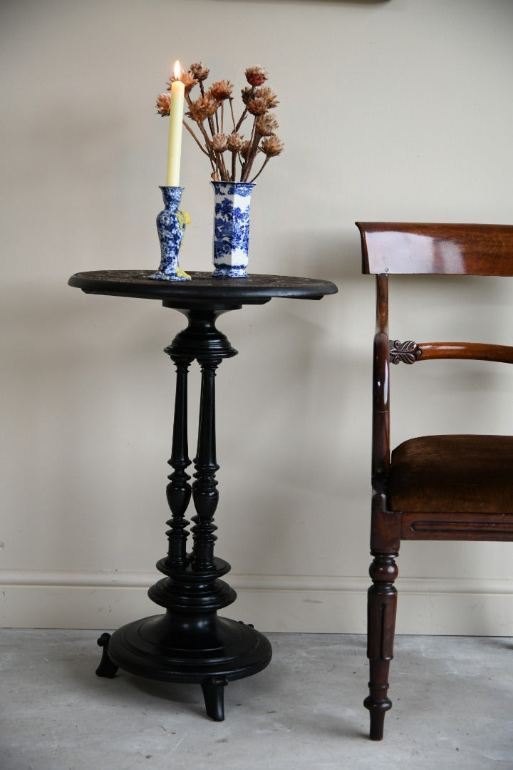 Anglo Indian Carved Occasional Table