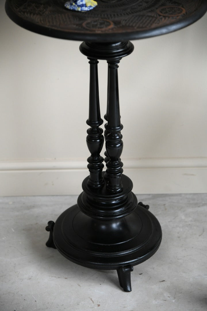 Anglo Indian Carved Occasional Table