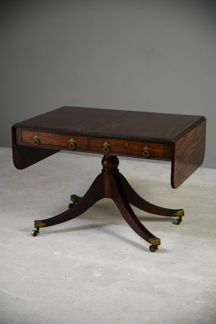 Antique Mahogany Sofa Table