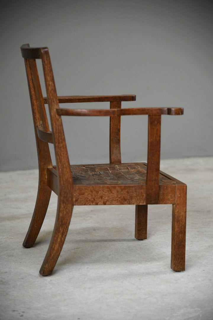 Arts & Crafts Oak Childs Chair