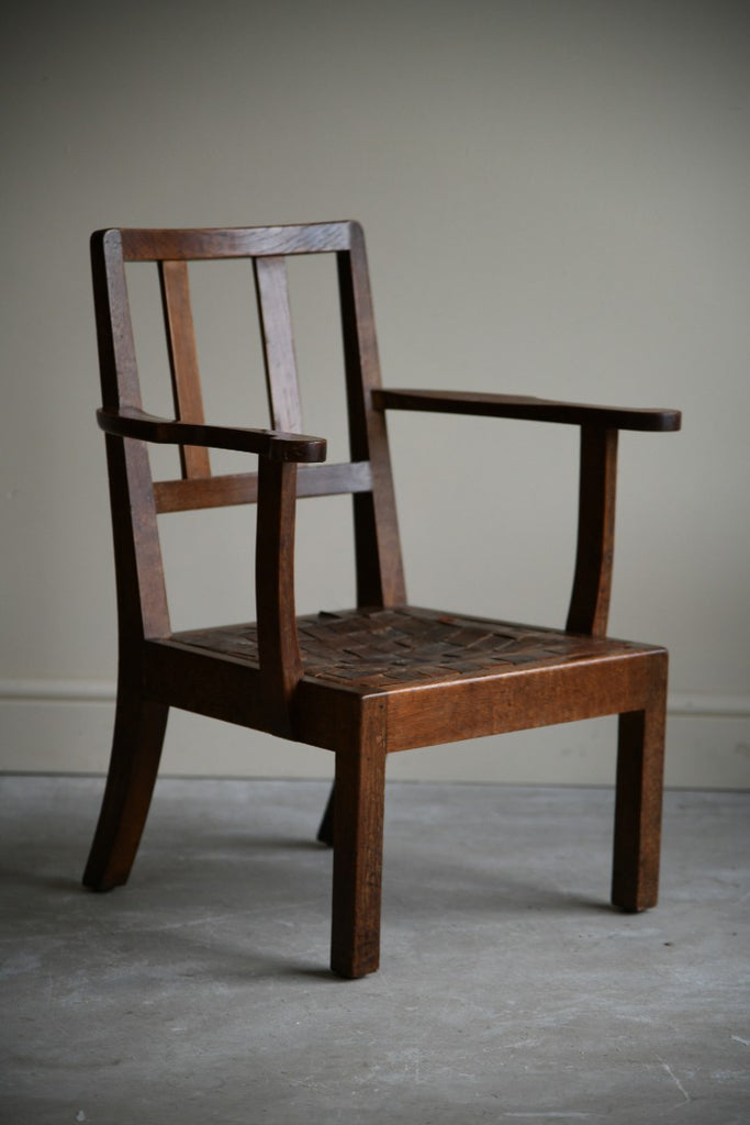 Arts & Crafts Oak Childs Chair