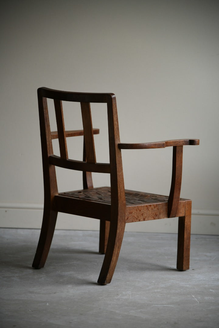 Arts & Crafts Oak Childs Chair