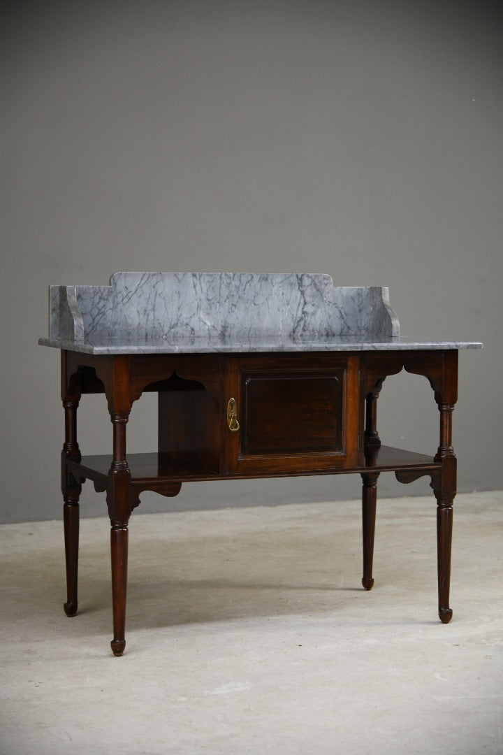 Victorian Liberty Style Marble Washstand