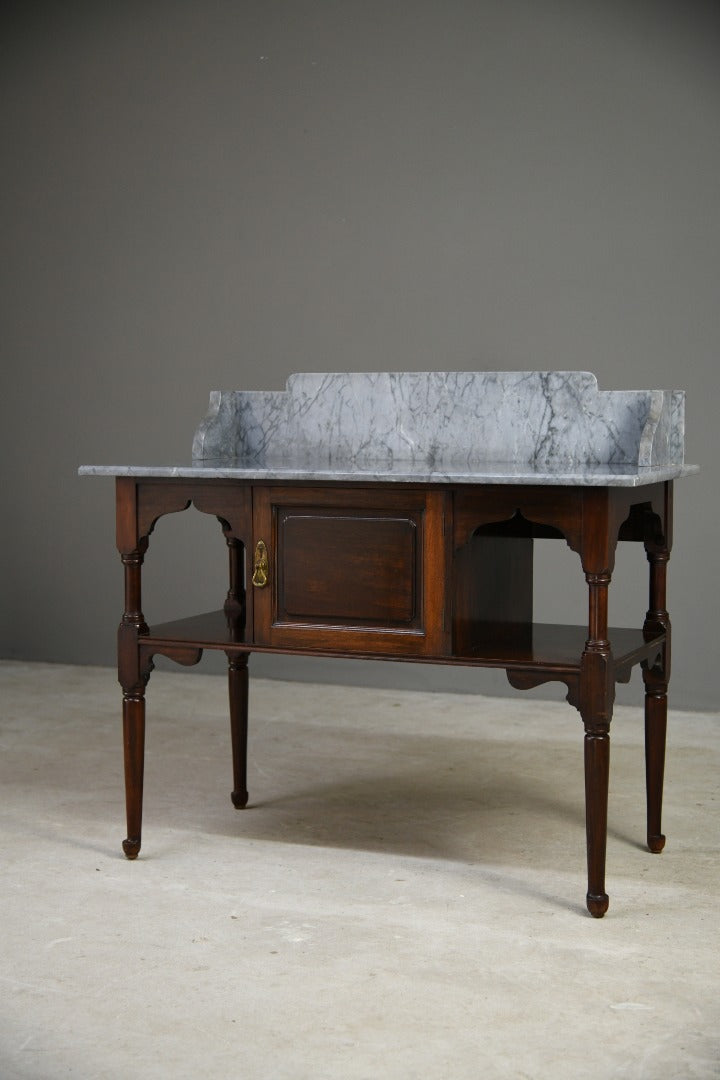 Victorian Liberty Style Marble Washstand