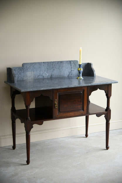 Victorian Liberty Style Marble Washstand