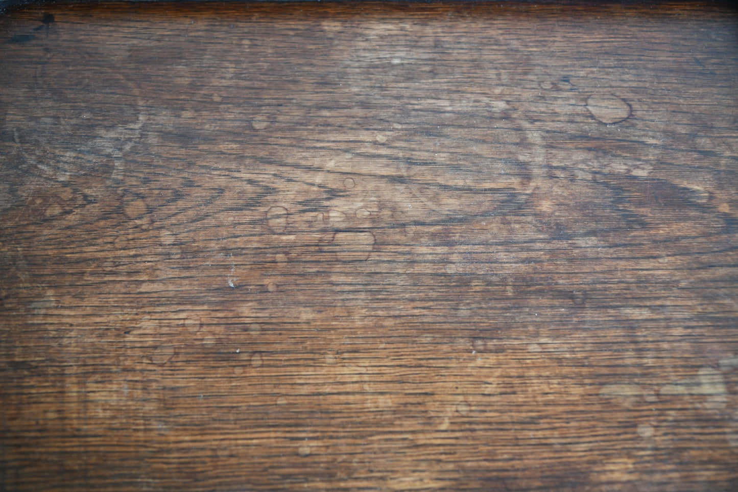 Early 20th Century Oak Two Tier Table