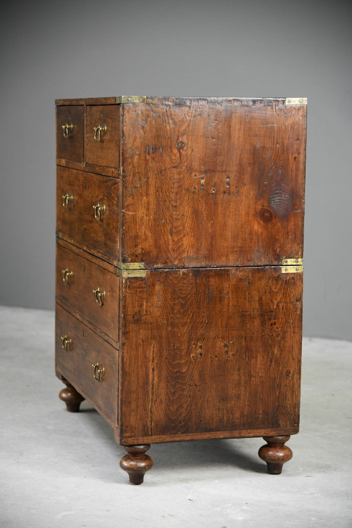 Antique Stained Pine Chest of Drawers