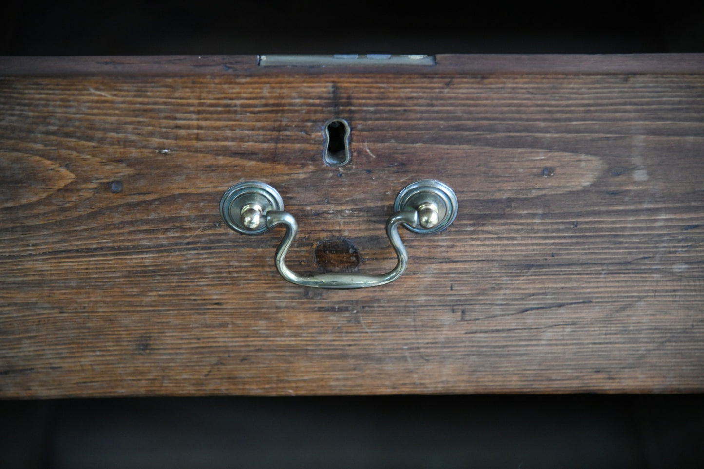 Antique Stained Pine Chest of Drawers