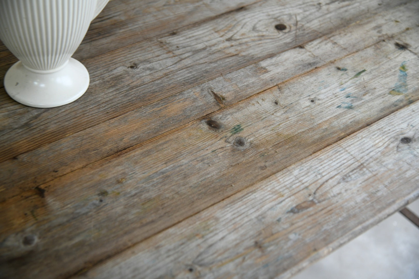 Vintage Pine Trestle Table