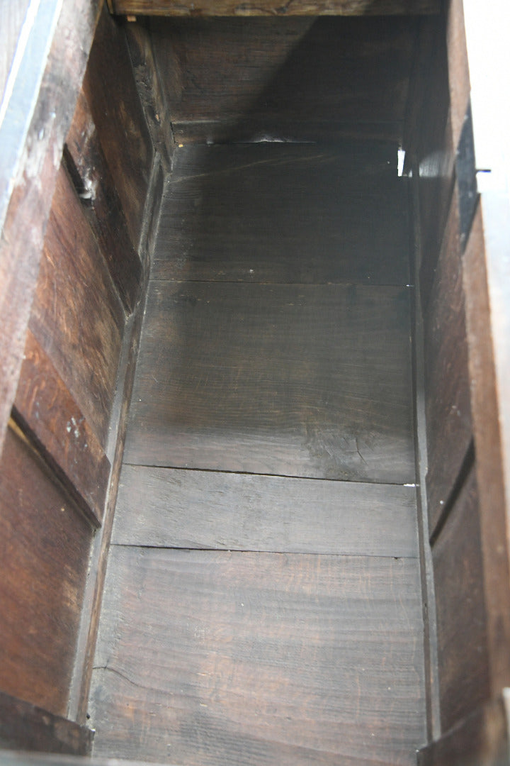 18th Century Carved Oak Coffer