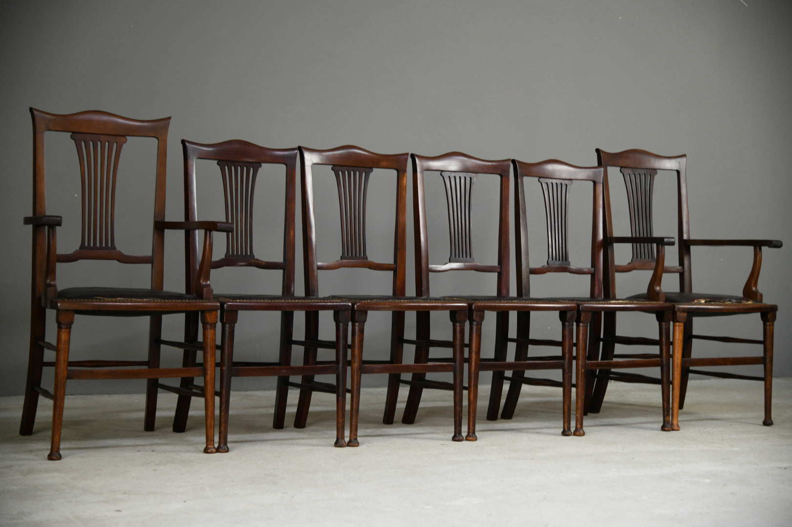 Set 6 Edwardian Dining Chairs