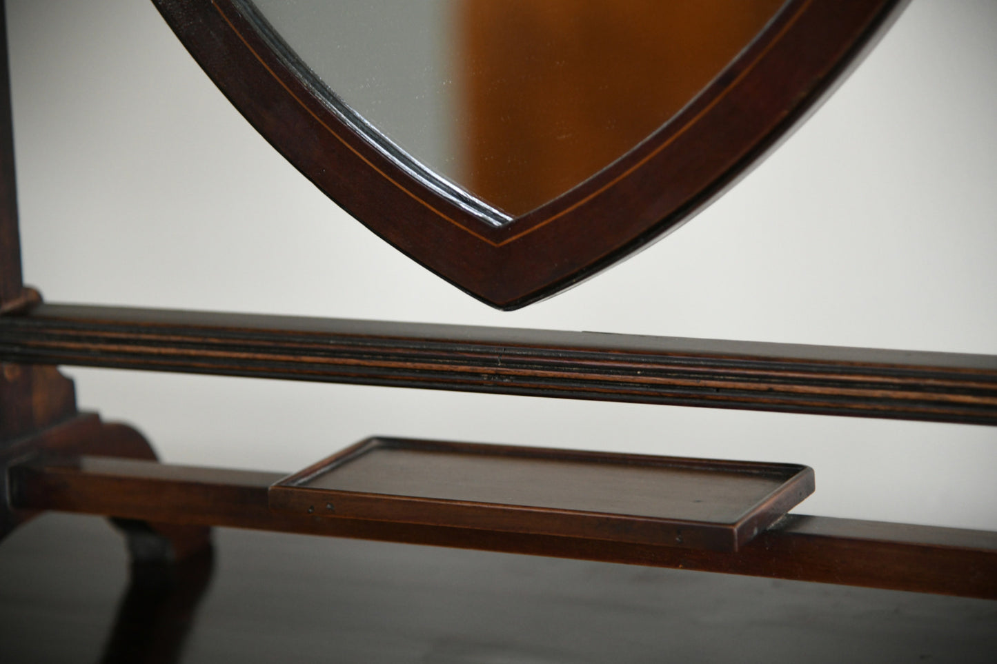 Mahogany Shield Dressing Table Mirror