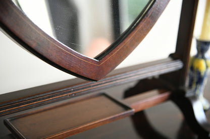 Mahogany Shield Dressing Table Mirror