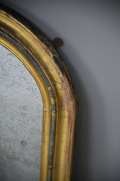 Antique Gilt Overmantle Mirror