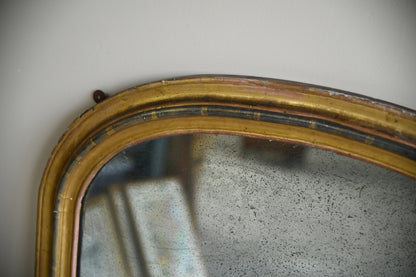 Antique Gilt Overmantle Mirror