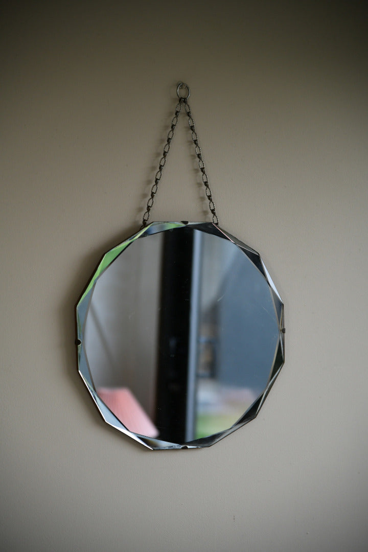 Vintage Frameless Wall Mirror