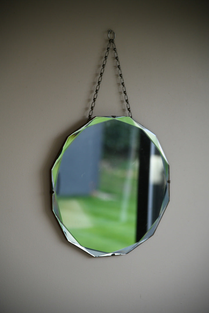 Vintage Frameless Wall Mirror