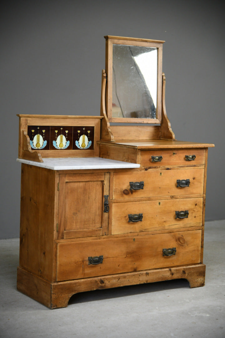 Antique Pine Dressing Chest