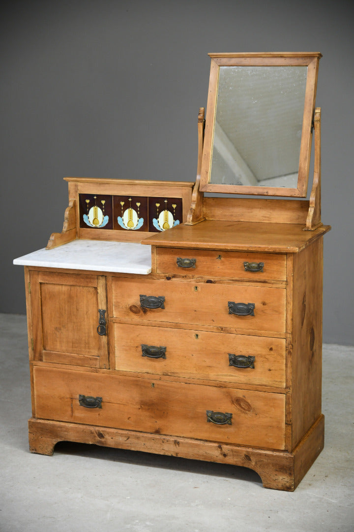 Antique Pine Dressing Chest