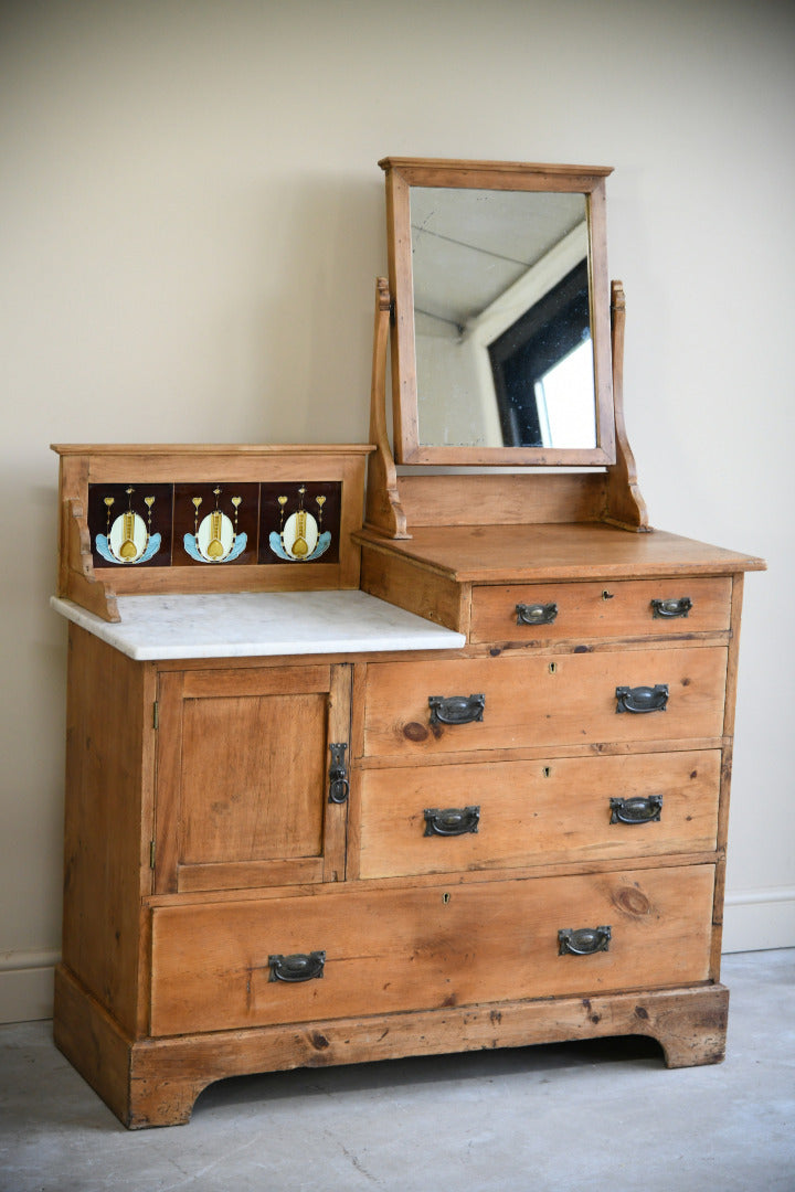 Antique Pine Dressing Chest