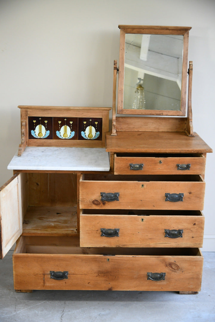 Antique Pine Dressing Chest