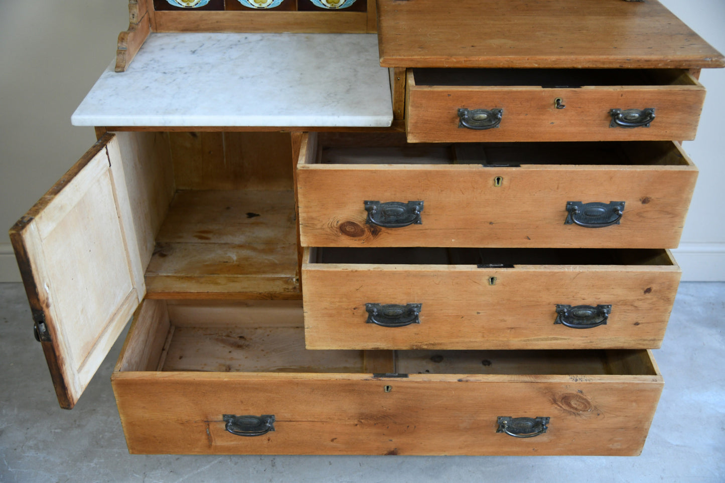 Antique Pine Dressing Chest