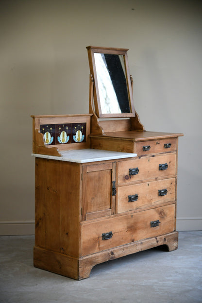 Antique Pine Dressing Chest