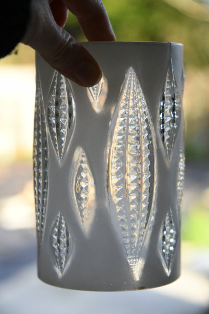 Pair Vintage Glass Lamp Shades