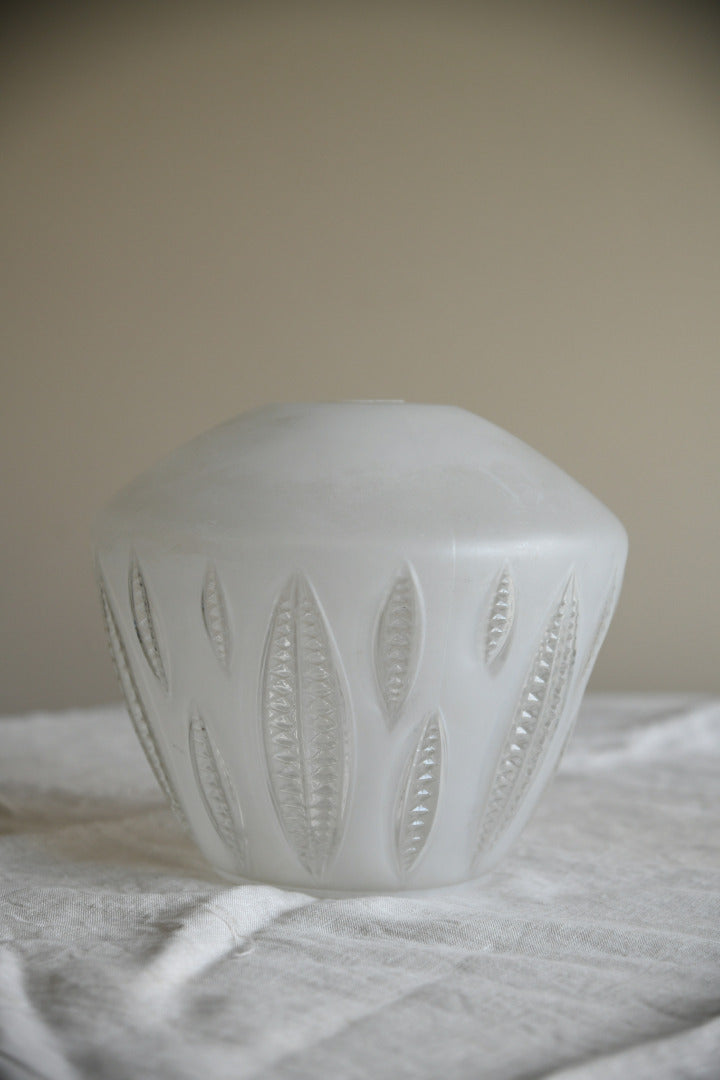 Vintage White Glass Ceiling Light Shade