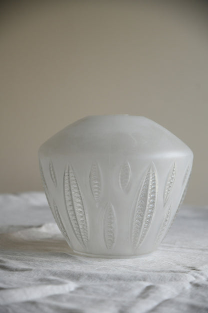 Vintage White Glass Ceiling Light Shade