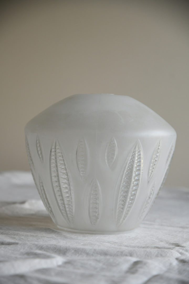 Vintage White Glass Ceiling Light Shade