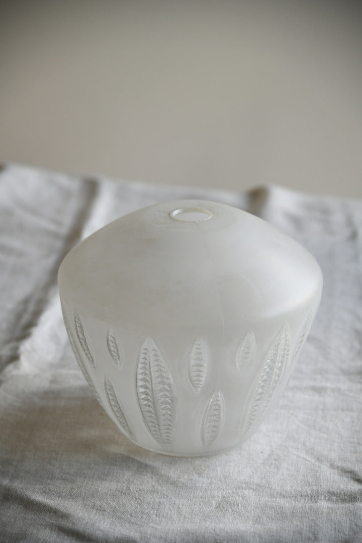 Vintage White Glass Ceiling Light Shade