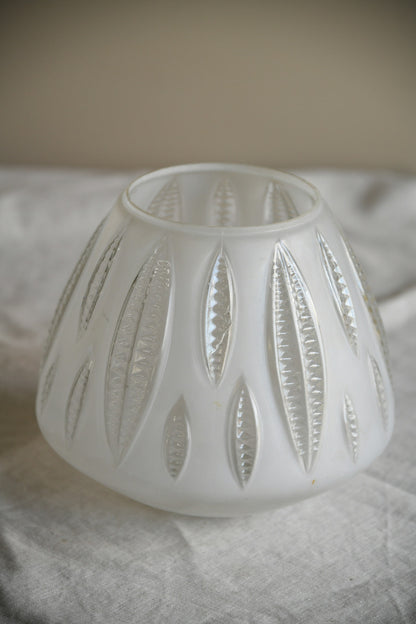 Vintage White Glass Ceiling Light Shade