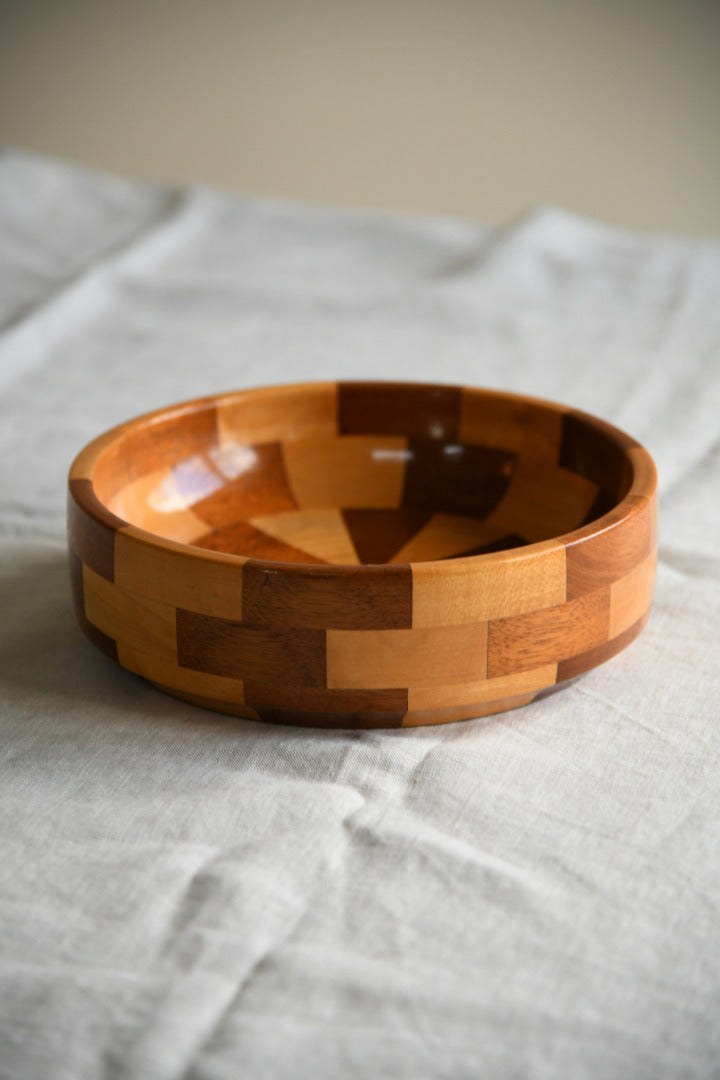 Retro Cambridgware Wooden Fruit Bowl