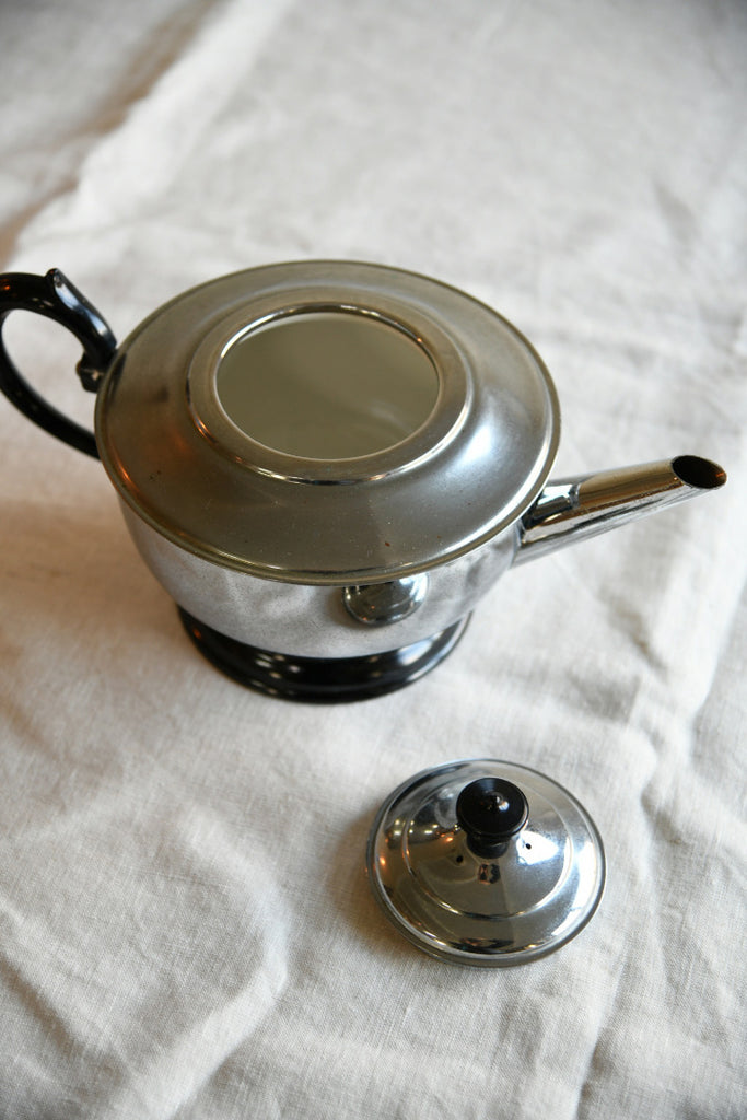 Vintage Chrome Teapot