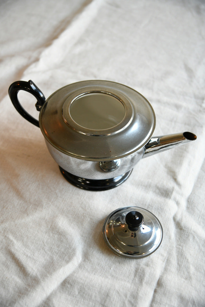 Vintage Chrome Teapot