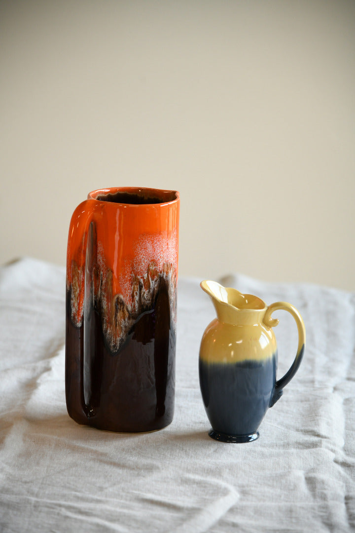 Pair Decorative Retro German Jugs