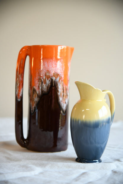 Pair Decorative Retro German Jugs