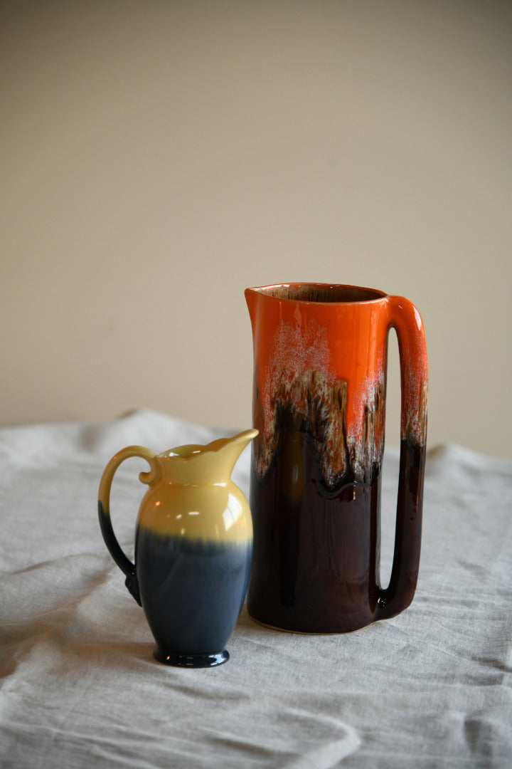 Pair Decorative Retro German Jugs