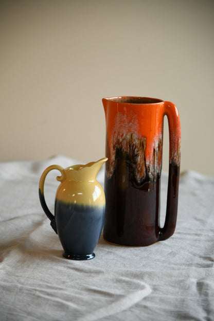 Pair Decorative Retro German Jugs