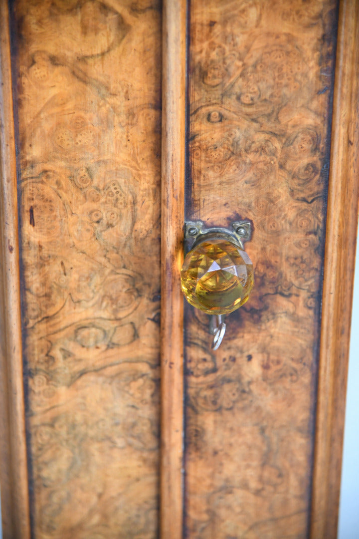 Victorian Figured Walnut Wardrobe