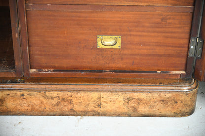 Victorian Figured Walnut Wardrobe