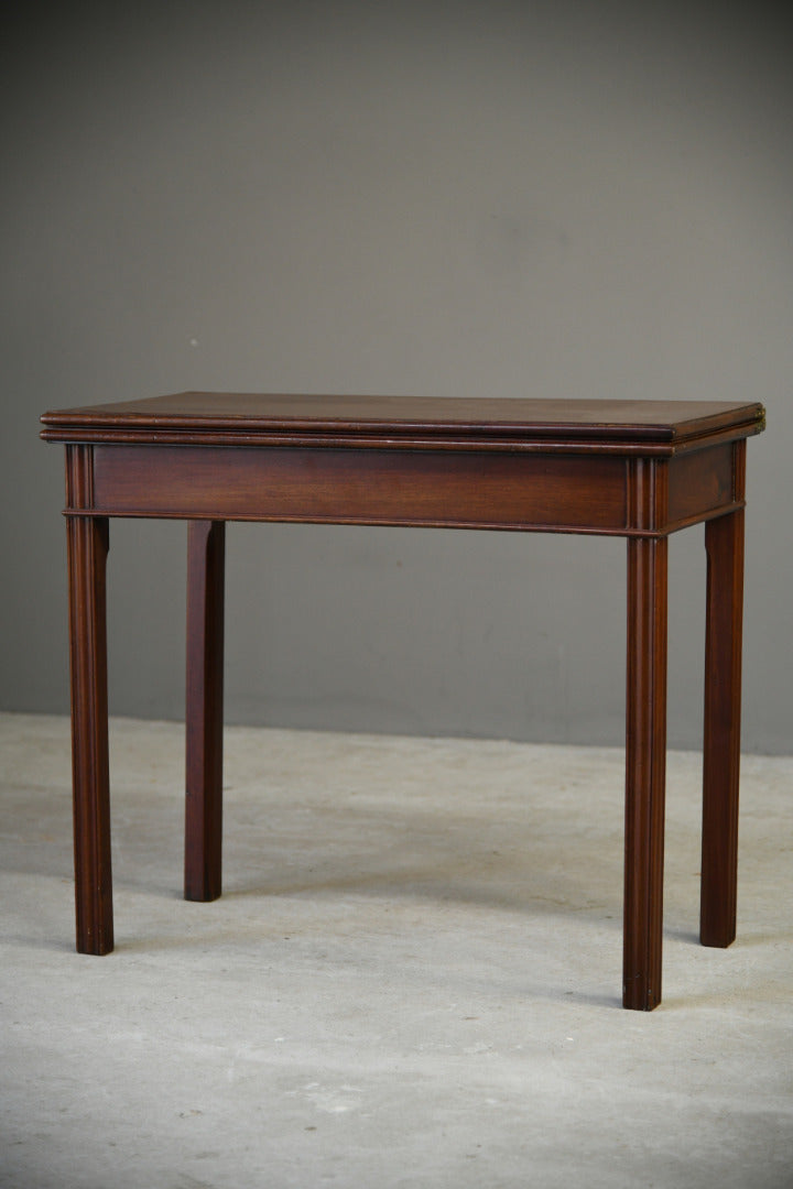 Antique Mahogany Tea Table