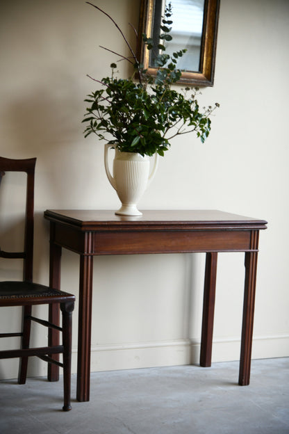 Antique Mahogany Tea Table