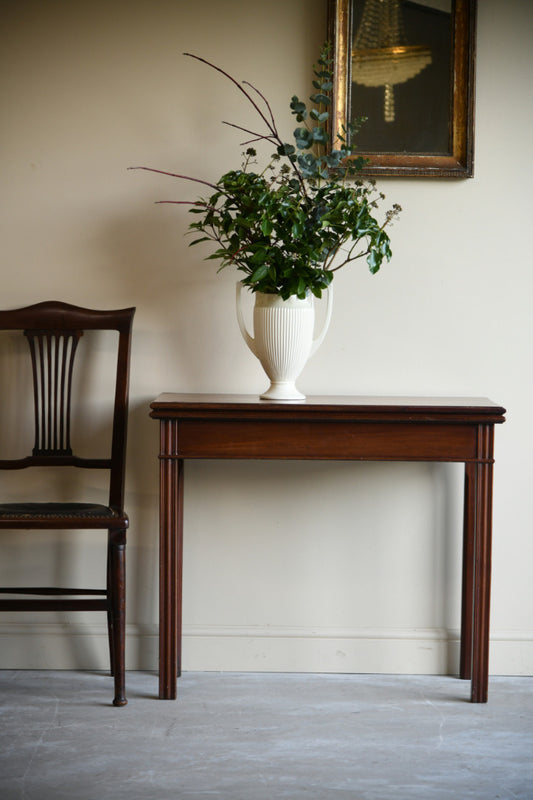 Antique Mahogany Tea Table