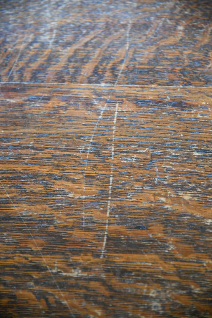 Victorian Carved Oak Dining Table