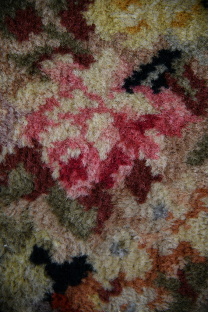 Large Vintage Floral Carpet