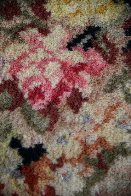 Large Vintage Floral Carpet