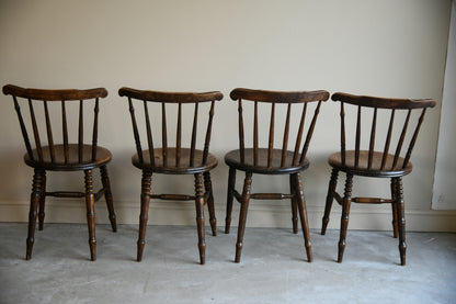 6 Antique Ibex Penny Chairs